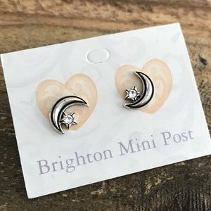 NWT Brighton Mini Post Sun & Moon Earrings